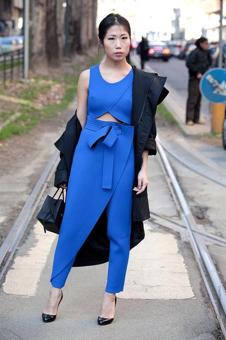 In the Street...Blu...For vogue.it...Electric Cobalt Blue #2