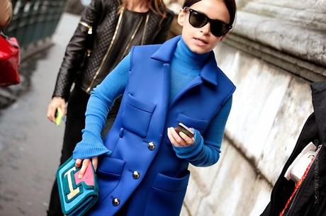 In the Street...Blu...For vogue.it...Electric Cobalt Blue #2