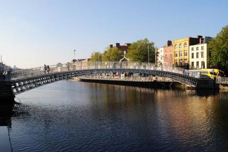 Dublino, River Liffey - Ha' penny Bridge