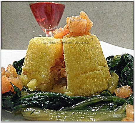 Cestini di polenta al salmone