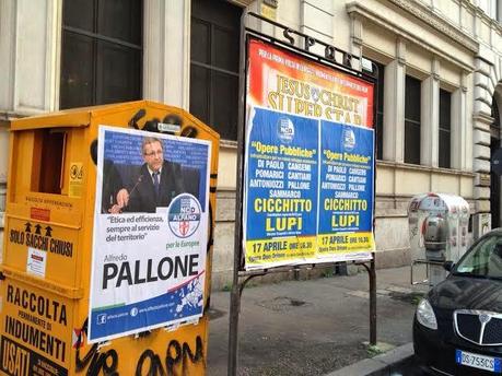 Affissioni abusive. Alfredo Pallone si scusa: ma è sempre colpa delle cooperative