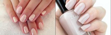 nude nail art