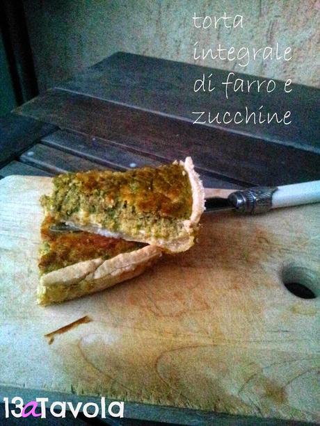 Torta di farro e zucchine