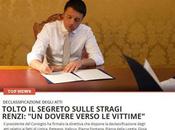 Renzi toglie segreto Stato sulle stragi