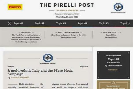 Pirelli: Nasce The Pirelli Post