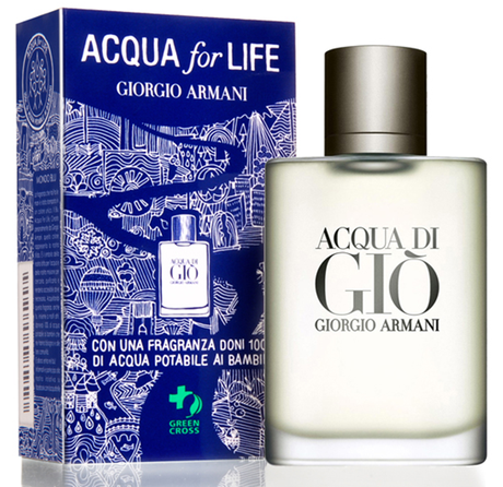 Giorgio Armani, Acqua For Life Partnership with Green Cross International