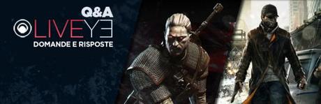 Watch Dogs, The Witcher 3 e GRID Autosport: Q&A Live oggi alle 18:00