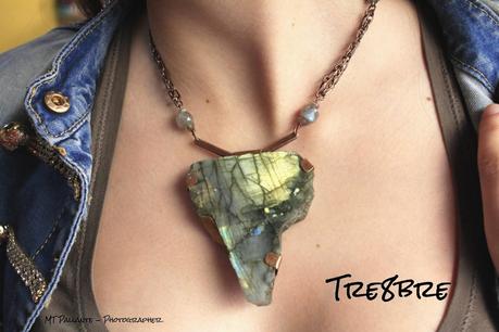 Africa worn - Labradorite and Copper by Tre8bre