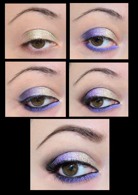 #7daysmakeupnails: Purple Christmas