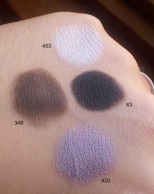 I miei ombretti Inglot: swatches e review