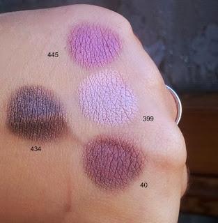 I miei ombretti Inglot: swatches e review