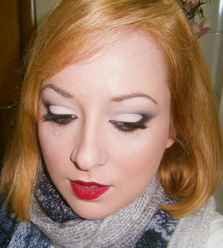 #7daysmakeupnails: Red lips with a twist