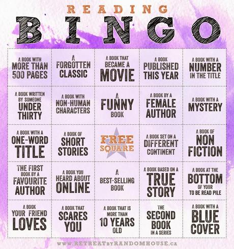 Reading Bingo Challenge