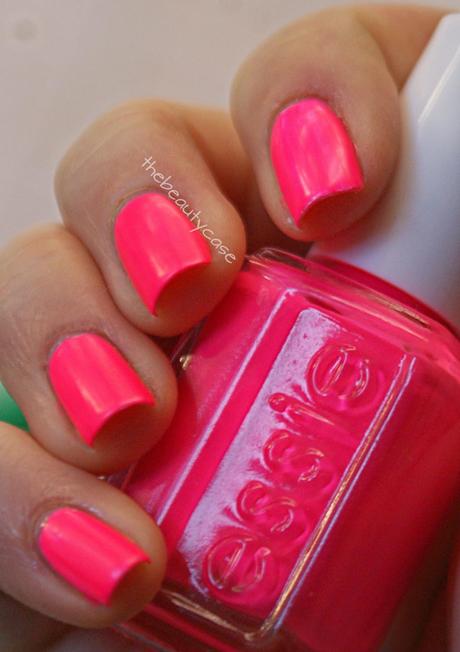 Neon Week #7 Essie Punchy Pink