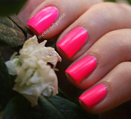 Neon Week #7 Essie Punchy Pink