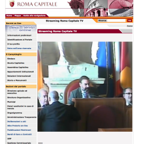 streaming campidoglio