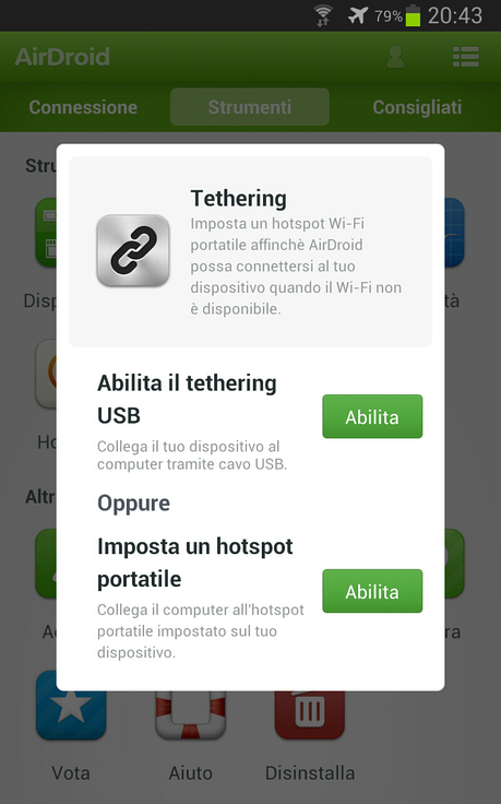 Piccolo approfondimento su Airdroid.