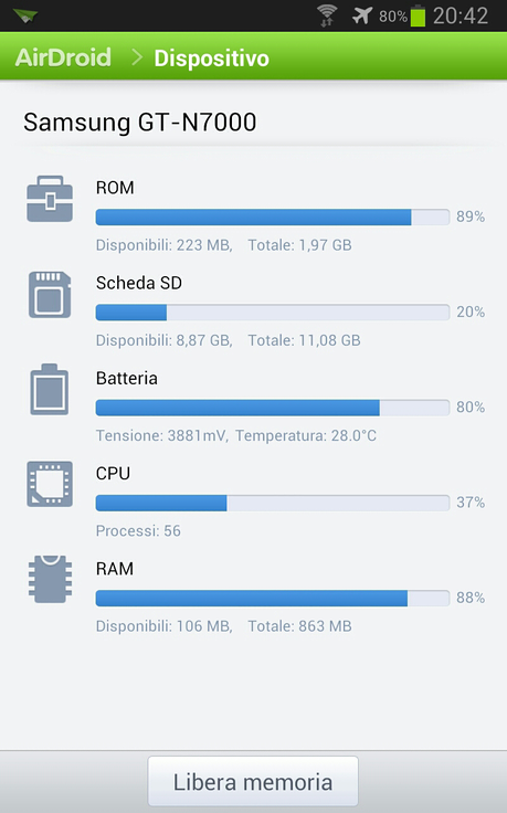 Piccolo approfondimento su Airdroid.