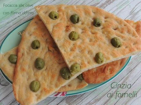 focaccia con farina di farro