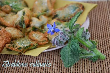 Borragine fritta in pastella per l'Italia nel piatto