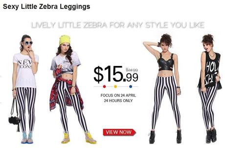 Little Zebra Leggings Big Sale