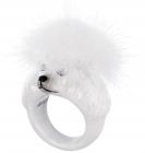 Anillo poodle dog con i capelli