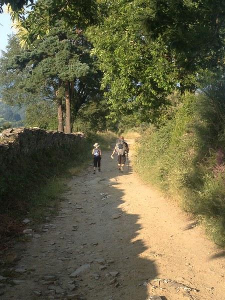 Padre e figlio tedeschi in Cammino