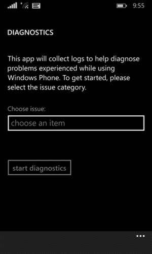 Diagnostics | Tool diagnostico per device Windows Phone 8.1.