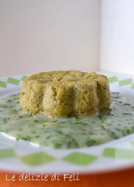 sformato di tofu e spinaci