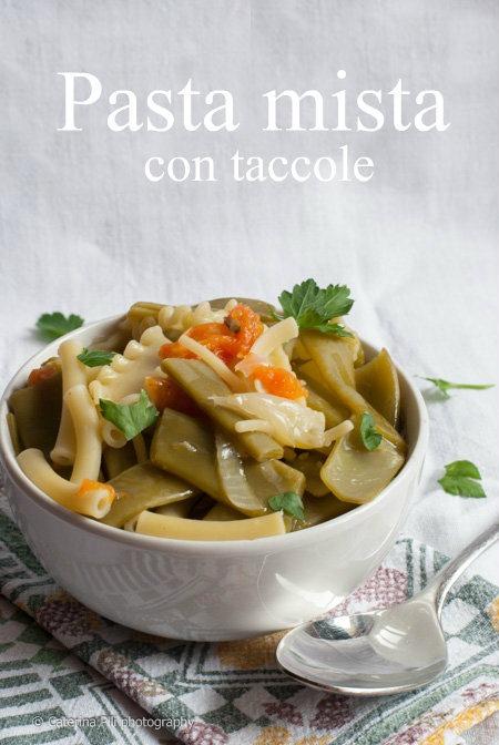 Pasta mista con taccole