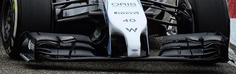 Gp Cina: novità all'anteriore sulla Williams FW36