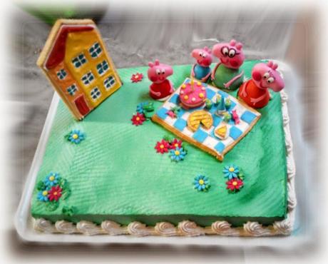 Torta pic-nic di Peppa Pig