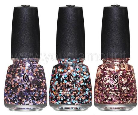 China Glaze Surprise collection primavera 2014 maxi glitter