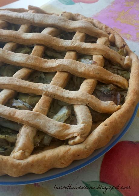 Passioni vecchie e nuove - Crostata Veg di Funghi e Carciofi