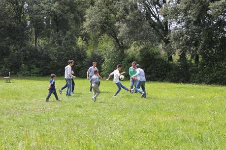 bandierina, pallone e trattoria