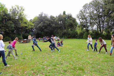 bandierina, pallone e trattoria