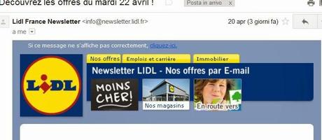 Le newsletter degli acquisti e delle speranze passate