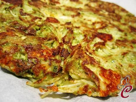 Frittata di spaghetti di riso basmati con pesto di rucola: che sia sole o che sia pioggia il piacere è garantito