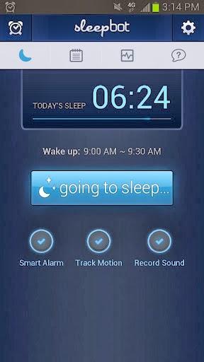 SleepBot : app per il monitoraggio del sonno