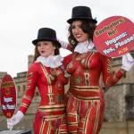 animaliste della Peta protestano a Londra Mangiatori di manzo no, vegani sì02