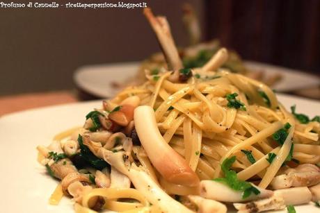 Linguine ai cannolicchi - essenza di mare