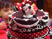 Torta compleanno Minnie Mouse Glassa specchio ghiaccia