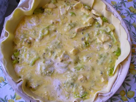 Quiche di porri allo stilton