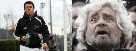 Grillo per Matteo Renzi alle europee Grillo per Matteo Renzi alle europee