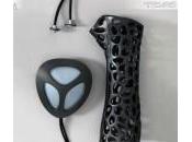 Stampa guanto posto della vecchia ingessatura