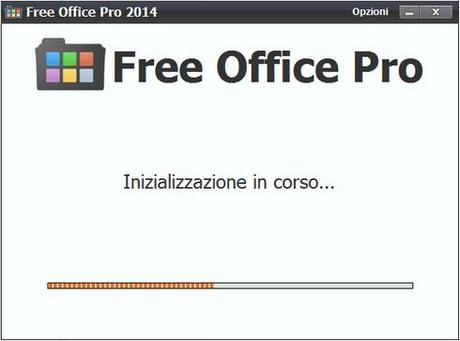 Free Office 2014 Inizializzazione