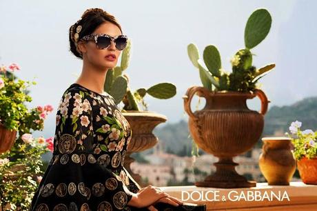 Bianca Balti per Dolce e Gabbana eyewear 2014, le foto della campagna
