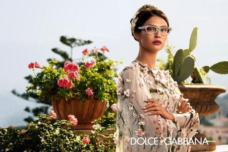 Bianca Balti per Dolce e Gabbana eyewear 2014, le foto della campagna