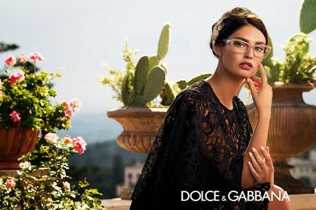 Bianca Balti per Dolce e Gabbana eyewear 2014, le foto della campagna