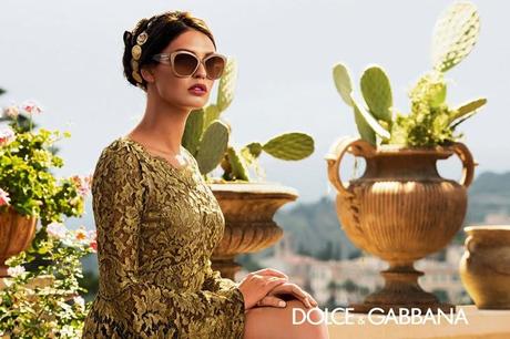 Bianca Balti per Dolce e Gabbana eyewear 2014, le foto della campagna